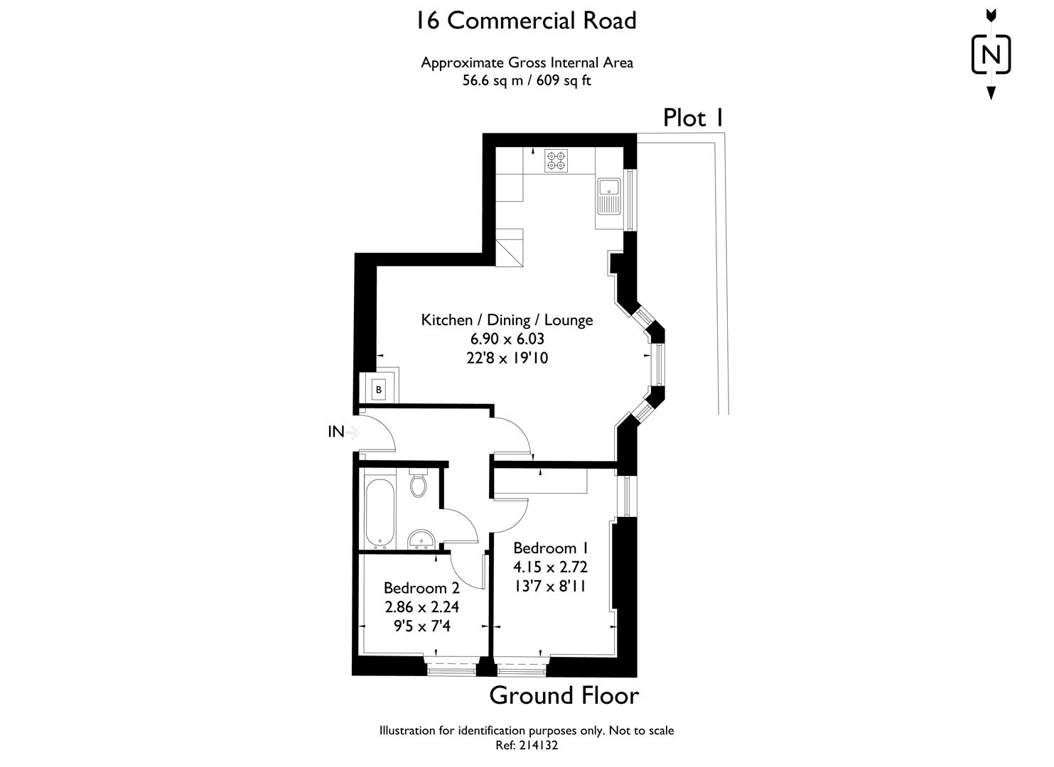 2 Bedroom Apartment Ashley Cross. Poole